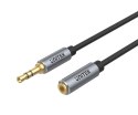 PRZEWÓD Y-C932ABK Jack TRS 3.5 mm WTYK / Jack TRS 3.5 mm GNIAZDO 1.0 m UNITEK