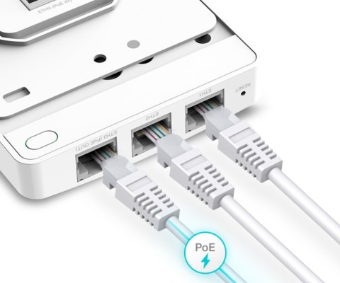 PUNKT DOSTĘPOWY TL-EAP615-WALL 2.4 GHz, 5 GHz 574 Mb/s + 1201 Mb/s TP-LINK