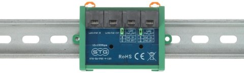 SWITCH POE / EXTENDER STG-SW-POE-4-120 4-PORTOWY STG
