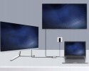 ADAPTER HUB Przejściówka USB- C 4W1 2x HDMI 4K USB 3.0 Zenwire BYL-2309