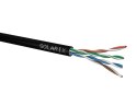 KABEL SKRĘTKA SOLARIX CAT.5E U/UTP UV ŻELOWANY Fca karton 305m