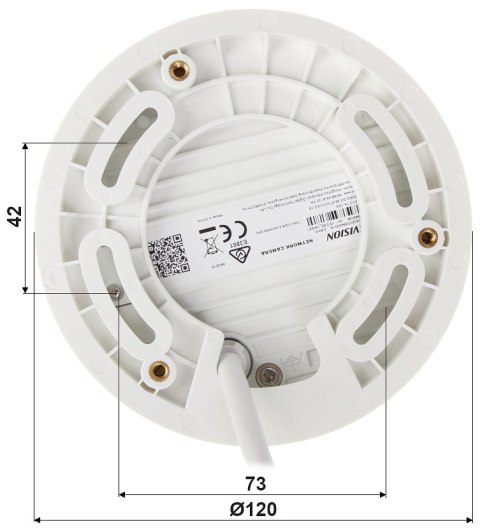 KAMERA WANDALOODPORNA IP DS-2CD2546G2-IS(2.8MM)(C) AcuSense - 4 Mpx Hikvision