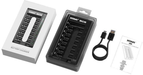 Ładowarka do akumulatorów cylindrycznych Li-ion 1,5V / Ni-MH AA / AAA Xtar BC8