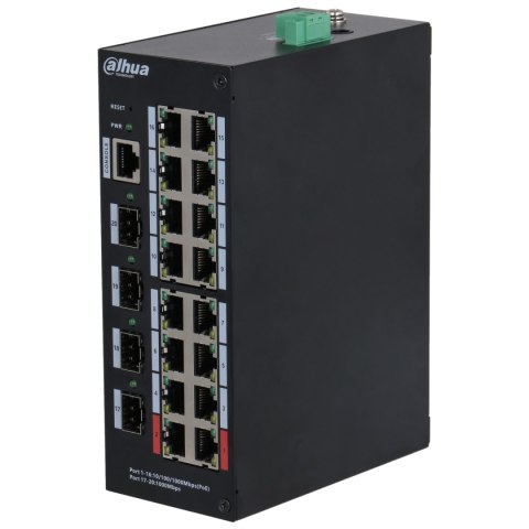 SWITCH POE HS4420-16GT-190 16-PORTOWY + 4 x SFP DAHUA