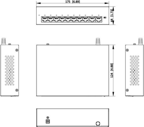 Switch Hikvision DS-XS10-P