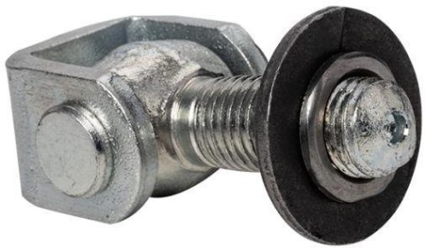 Zawias PSG 61.012.01 do wspawania - gwint M16 (regulowany, ucho ocynkowane)