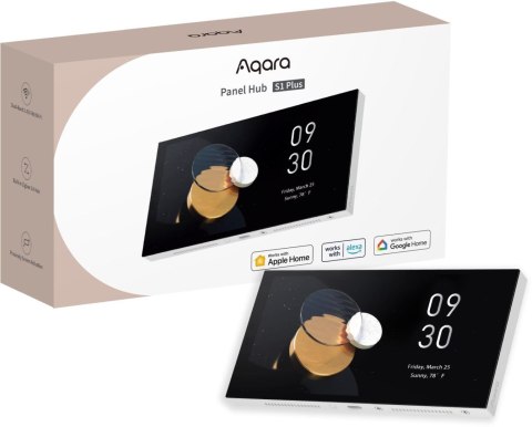 Aqara Panel Hub S1 Plus EU Biały | Panel kontrolny Smart Home | Wi-Fi, Bluetooth, Zigbee