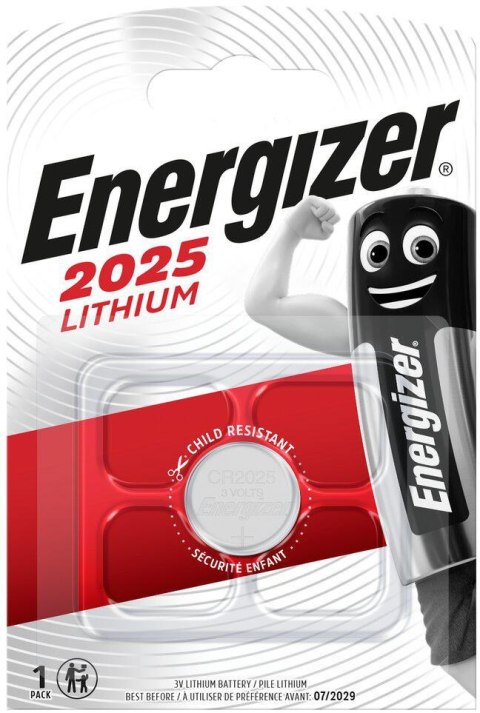 Bateria CR2025 Energizer Lithium (blister 1 szt.)