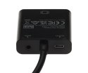 KONWERTER HDMI NA VGA Y-6355 + AUDIO + ADAPTERY MICRO I MINI HDMI UNITEK