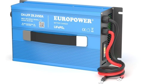 ŁADOWARKA PROSTOWNIK DO AKUMULATORÓW LiFePO4 EUROPOWER CH-LFP/12/50 14,6V 50A KONEKTOR M8