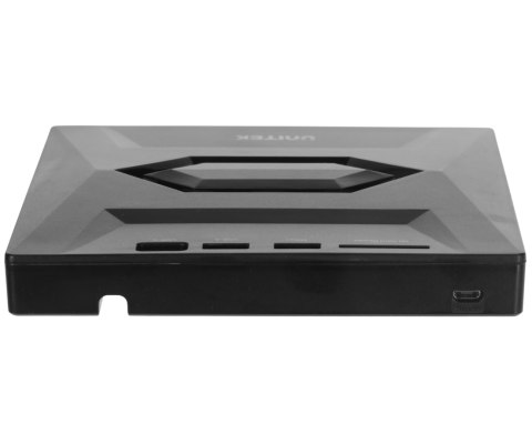 NAGRYWARKA ZEWNĘTRZNA CD/DVD T1037A01 Z HUBEM USB I CZYTNIKIEM KART SD UNITEK