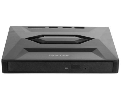 NAGRYWARKA ZEWNĘTRZNA CD/DVD T1037A01 Z HUBEM USB I CZYTNIKIEM KART SD UNITEK