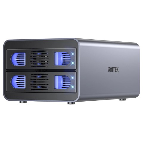 OBUDOWA DO DYSKÓW S1308A01-EU 2 X SATA 2.5 / 3.5 " 40 TB - 5 Gbps UNITEK