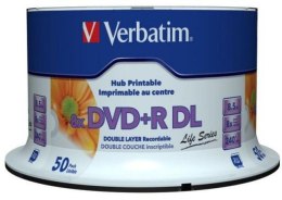 Płyty DVD+R DL Verbatim Inkjet Printable (50szt)