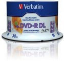 Płyty DVD+R DL Verbatim Inkjet Printable (50szt)