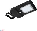 SOLARNA OPRAWA ULICZNA LED SOLGER 20W 3000LM 3000/4000/6000K IP65 CZARNA CZ. PIR