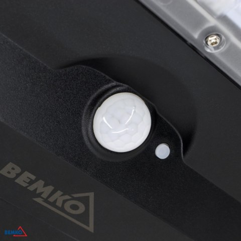 SOLARNA OPRAWA ULICZNA LED SOLGER 20W 3000LM 3000/4000/6000K IP65 CZARNA CZ. PIR