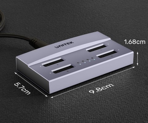 STACJA DOKUJĄCA / KLONUJĄCA DYSKI S1243BGY01-EU 4 X M.2, 32 TB - 40 Gbps UNITEK