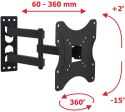 UCHWYT DO TV LED/LCD 19-42" 35KG AR-60A ART reg. pion/poziom