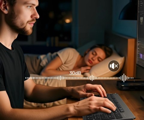 ZESTAW BEZPRZEWODOWY KLAWIATURA I MYSZ OPTYCZNA T054AGY01-US, 1600 dpi QWERTY 2.4 GHz UNITEK