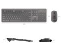 ZESTAW BEZPRZEWODOWY KLAWIATURA I MYSZ OPTYCZNA T054AGY01-US, 1600 dpi QWERTY 2.4 GHz UNITEK