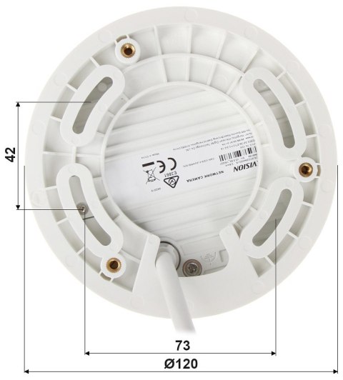 KAMERA WANDALOODPORNA IP DS-2CD2543G2-IS(2.8MM) AcuSense - 4 Mpx Hikvision