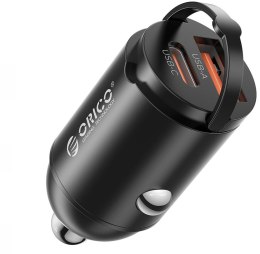 Ładowarka samochodowa Orico USB-C 30W, USB-A 30W