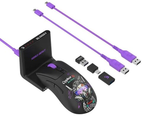 Mysz A4TECH BLOODY R73 ULTRA DUO Cypher Ghost