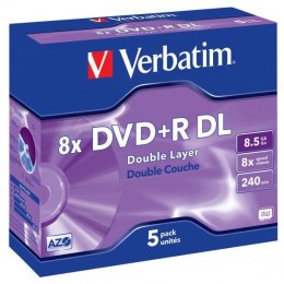 Płyty DVD+R DL Verbatim DataLife PLUS (5szt)