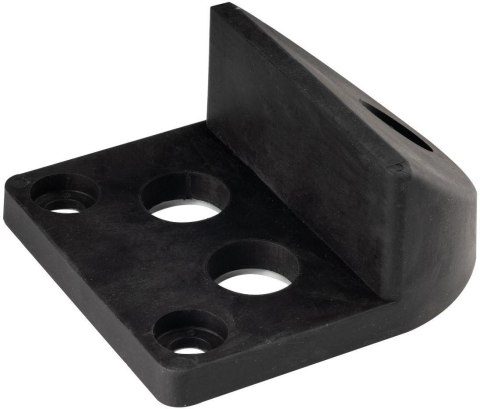 Przykręcany stoper do bramy PSG 61.191 (130x150/H65) powlekany gumą