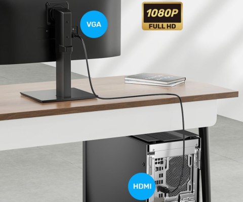 ADAPTER HDMI / VGA V1185A01 2 m 1080p UNITEK