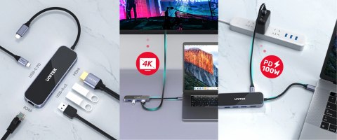 HUB USB 3.0 D1084A UNITEK