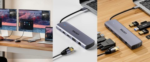 HUB USB 3.0 D1113BGY01 UNITEK