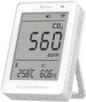 Miernik jakości powietrza WiFi LCD Sonoff AirGuard CO2 SAWF-08P