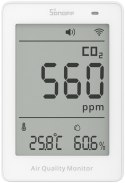 Miernik jakości powietrza WiFi LCD Sonoff AirGuard CO2 SAWF-08P