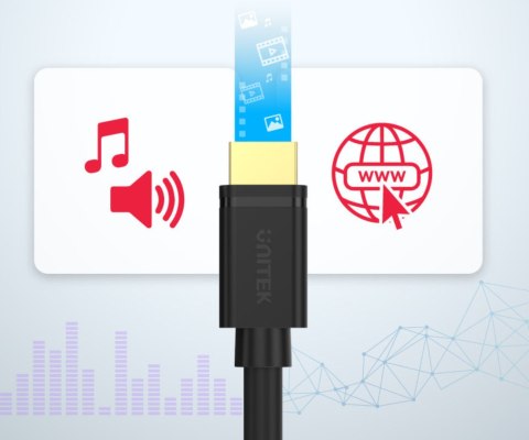 PRZEDŁUŻACZ HDMI Y-C166K 3 m, 4K @ 60 Hz UNITEK