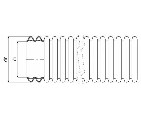 RURA KARBOWANA KF-09050/25M arot 25 m Ø 50 mm KOPOS