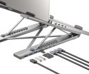 SKŁADANA PODSTAWKA POD LAPTOPA D1137AGY01 Z HUBEM I CZYTNIKIEM KART SD UNITEK