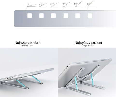 SKŁADANA PODSTAWKA POD LAPTOPA OT155SL UNITEK