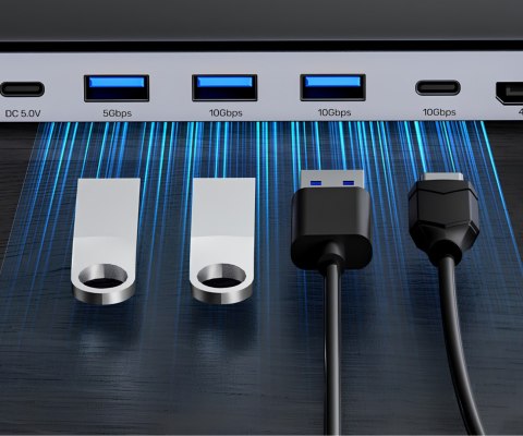 STACJA DOKUJĄCA KVM D1106AGY01 4K UHD UNITEK