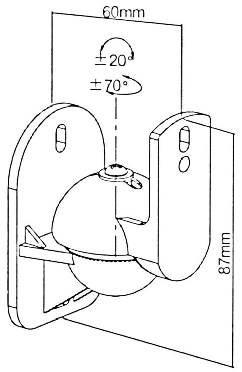 UCHWYT GŁOŚNIKOWY BRATECK-SB-24