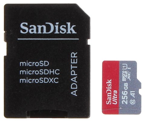 KARTA PAMIĘCI SD-MICRO-10/256-SANDISK UHS-I, SDXC 256 GB SANDISK