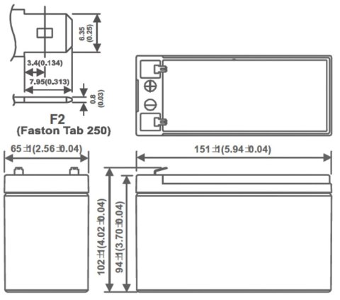 AKUMULATOR 12V/9AH-MWP