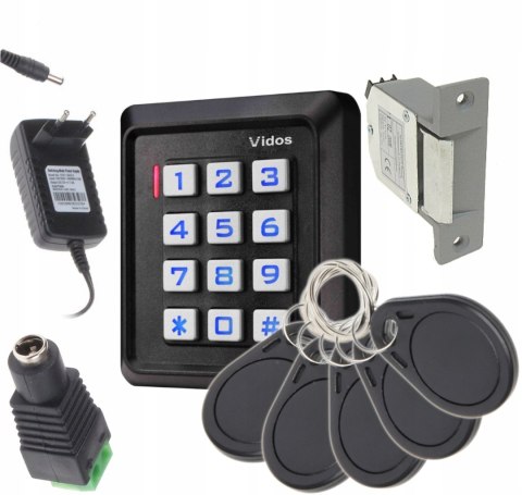 ZAMEK SZYFROWY ZESTAW ZS40 ZASILACZ RYGIEL BREL
