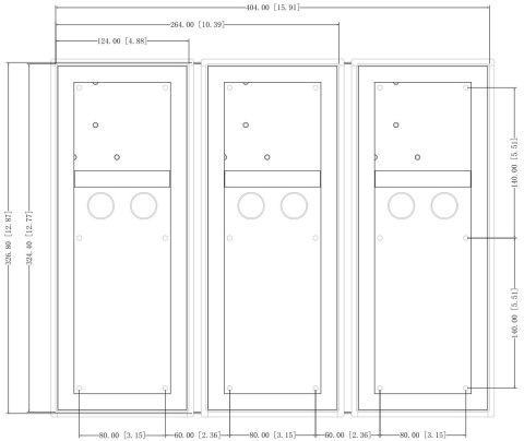 OBUDOWA PODTYNKOWA VTM128 DAHUA