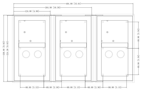 OBUDOWA PODTYNKOWA VTM127 DAHUA