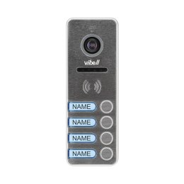 Wideo kaseta 4-rodzinna z kamerą szerokokątną, kolor, wandaloodporna, diody LED, do zastosowania w systemach VIBELL