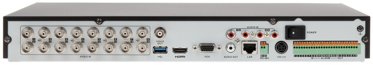 REJESTRATOR AHD, HD-CVI, HD-TVI, CVBS, TCP/IP DS-7616HUHI-F2/N 16 KANAŁÓW Hikvision