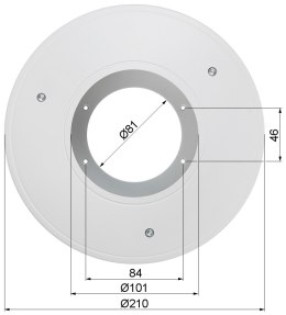 UCHWYT SUFITOWY DO KAMER KULISTYCH DS-1227ZJ Hikvision