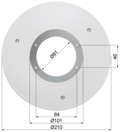UCHWYT SUFITOWY DO KAMER KULISTYCH DS-1227ZJ Hikvision